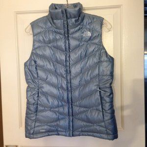 The North Face Light Blue Aconcagua Down Vest